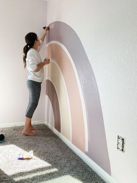 Painting Girls Room Ideas, Toddler Girl Paint Colors Room Ideas, Big Girl Room Makeover, Girls Room Mural Ideas, Toddler Bedroom Paint Ideas, Baby Girl Room Paint Ideas, Toddler Girl Bedroom Paint Ideas, Kid Room Paint Ideas, Paint Girls Room