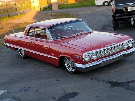 Red 1963 Chevrolet Impala Restomod Coupe   – AnythingEverything Red Chevrolet, 1963 Chevrolet Impala, 67 Chevrolet Impala, 1964 Chevy Impala Ss, Chevrolet Impala 1963, 63 Chevy Impala, Chevrolet Impala 1967, Impala 1967, 1967 Chevy Impala