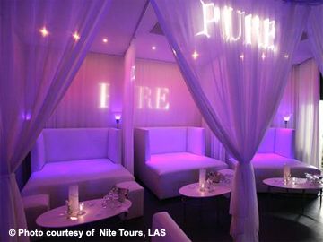 To make the guests really feel special, consider curtains to give a sense of privacy. Best Nightclubs In Vegas, Nightclubs In Vegas, Las Vegas Night Clubs, Lounge Club, Nightclub Design, Vip Lounge, Vip Room, Vip Tickets, Bottle Service