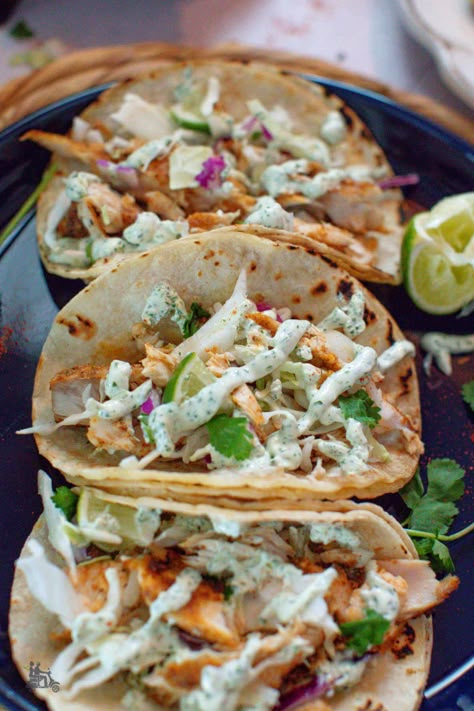 Mahi Salad, Mahi Tacos Recipe, Hawaiian Fish Tacos, Mahi Tacos, Mahi Recipes, Baked Mahi Mahi Tacos, Mahi Mahi Tacos Recipe, Mahi Mahi Burger, Mahi Tacos With Slaw