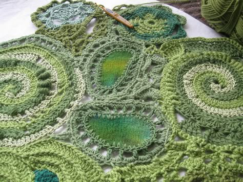 Free Form Crochet, Fiber Crafts, Form Crochet, Freeform Crochet, Irish Crochet, Crochet Art, Yarn Art, Crochet Techniques, Crochet Motif