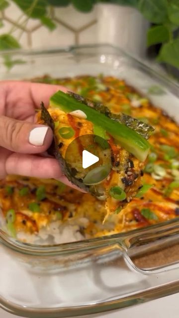 Salmon Sushi Bake Recipe, Furikake Salmon, Salmon Sushi Bake, Sushi Bake Recipe, Eel Sauce, Japanese Mayo, Recipes Corn, Sushi Bake, Salmon Sushi