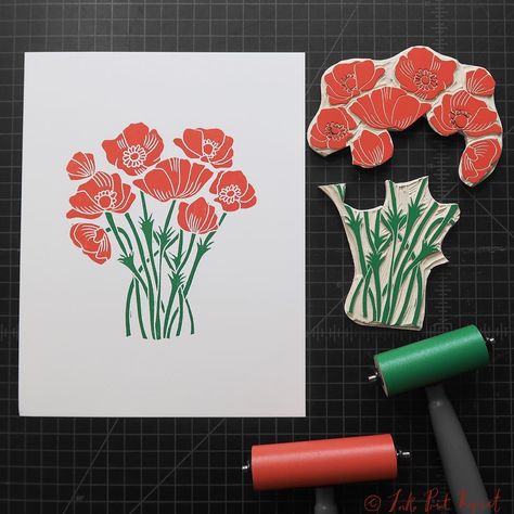 Graphic Drawings, 100 Roses, Printmaking Projects, Linoleum Print, Linocut Printmaking, Lino Art, Andrea Lauren, Stamp Carving, Relief Printing