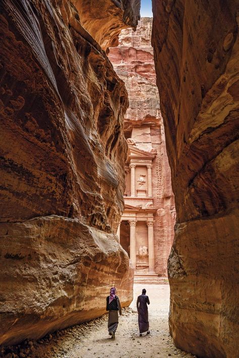 Two People Walking, Petra Jordan, Travel Tops, Wadi Rum, People Walking, Top Travel Destinations, Amman, Hotels Design, Ancient Cities