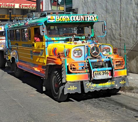 Jeepney Jeepney Aesthetic, Jeep Philippines, Filipino Jeepney, Jeepney Philippines, Philippine Jeepney, Filipino Aesthetic, Logo Color Schemes, Bahay Kubo, Filipino Art