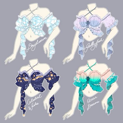 Lingerie Outfit Drawing Reference, Drawing Outfits, Clothes Drawing, Dress Design Drawing, Art Outfits, Fantasy Clothes, Oc Outfits, Fantasy Outfits, Drawing Anime Clothes