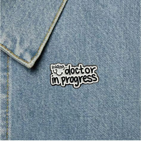 🤩New Oz Enamel Pin Doctor in Progress Medical Themed Brooch White medical gift Doctor In Progress, Etch A Sketch, Cork Boards, Bee Pin, Medical Gifts, Christmas Jingles, Pearl Pin, Crystal Eye, Pin Art