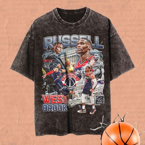 Russell Westbrook Basketball Players Nba Graphic Sports T-shirt Check more at https://redfoxpod.com/product/russell-westbrook-basketball-players-nba-graphic-sports-t-shirt/ Vintage Oversized Tshirt, 90s Shirts Graphic Tees, Basketball Uniforms Design, Basketball Players Nba, Quick Fashion, Retro Sport, Russell Westbrook, Basketball Uniforms, 90s Shirts