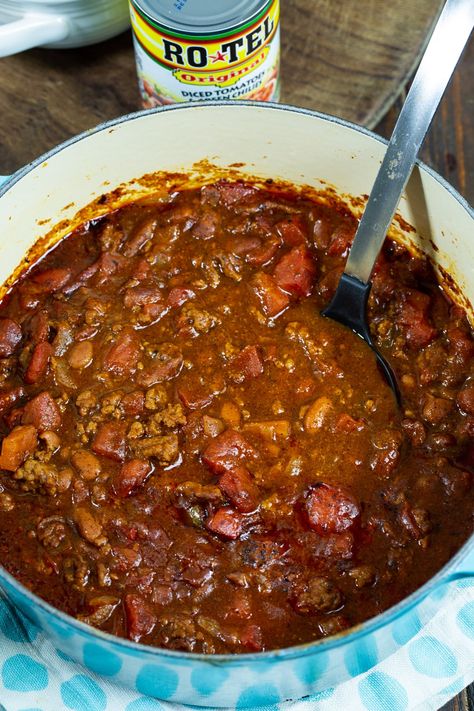 Rotel Chili recipe Easiest Chili Recipe, Rotel Chili Recipe, Rotel Chili, Award Winning Chili Recipe, Rotel Recipes, Bean Chili Recipe, Best Chili Recipe, Chili Recipe Crockpot, Easy Chili