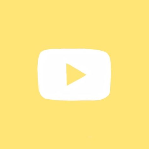 Youtube Logo Yellow, Yellow Pinterest Icon, Yellow Youtube Icon, Yellow Widget Icons, Yellow App Icons Aesthetic, Widget Icon Yellow, Yellow Ios Icons, Yellow Iphone Icons, Yellow App Icon Aesthetic