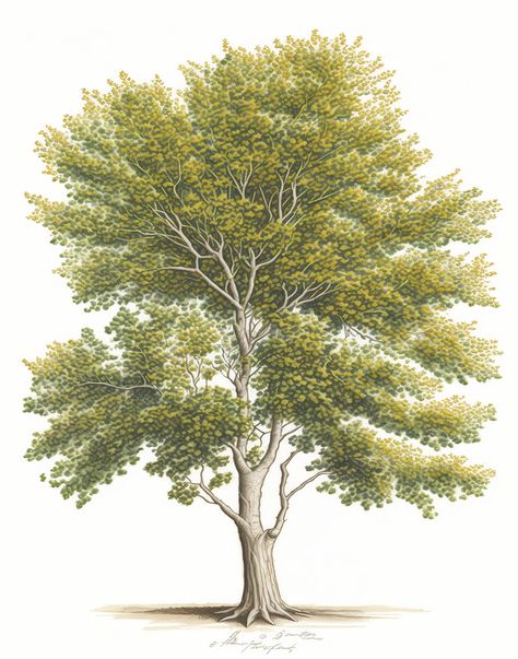 American Sycamore Digital Artwork  Elevate your space with the beauty of nature with this striking graphic digital print showcasing a majestic Sycamore tree bathed in the golden glow of overhead sunshine. Against a flat white background and created in a style of colored pencil, this art piece exudes a sense of elegance and sophistication. Ideal for den, study, or office, this print brings the serene outdoors into your interior space, adding a touch of tranquility and natural charm. Enhance your Sycamore Tree Drawing, Big Tree Illustration, Tree Tat, Sycamore Tree, Bible Journaling Ideas Drawings, Tree Clipart, Flat White, Tree Illustration, Golden Glow