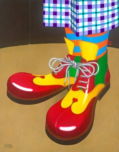 Clown Shoes Drawing, Ap Art Portfolio Ideas, Boots Drawing, Bold Paintings, Circus Illustration, Art Portfolio Ideas, Painted Boots, Ap Art Portfolio, Pop Art Abstract