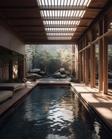 Rizis Architectural Designs | Zen Acosts 🪭 EP VIII: Pool Variations #japan #takayama #zen #zenart #archidaily #archlovers #archlovers #deezen #sustainabledesign… | Instagram Japandi Pool Area, Japandi Pool, Takayama, Zen Art, Architectural Designs, Pool Area, Tea Tree, Sustainable Design, Zen