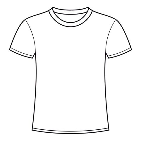 The Inspiring Template: Blank Vector Tee Shirts T Shirt inside Blank T Shirt Outline Template T Shirt Outline, Shirt Outline, Blank Tshirt, Tshirt Drawing, Shirt Sketch, Tshirt Template, Blank T Shirt, Shirt Drawing, T Shirt Design Template