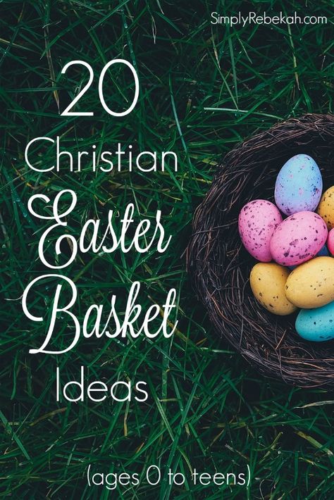 Christian Easter Basket Ideas, Christian Easter Basket, Easter Diy Projects, Easter Basket Gift Ideas, Christian Wreath, Christ Centered Easter, Basket Gift Ideas, Christian Gift Ideas, Chocolate Bunnies