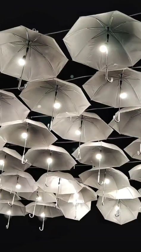 Umbrella Ceiling, White Umbrella, Funny Feelings, Ceiling Treatments, Park Playground, Public Park, Dancing In The Rain, Art Gallery Wall, Paper Lamp