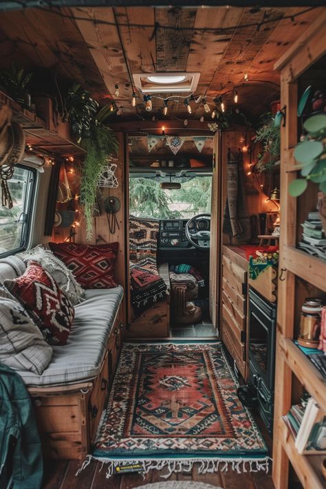 29 Small Camper Interior Desgin Inspirations - TastyInteriors Unique Camper Interior, Airstream Campers Interior, Van Life Diy Ideas, Motorhome Interior Ideas Rv Decorating, Diy Camper Renovation Ideas, House Bus Interior, Small Camper Trailer Remodel, Trailer House Interior, Rv Home Ideas