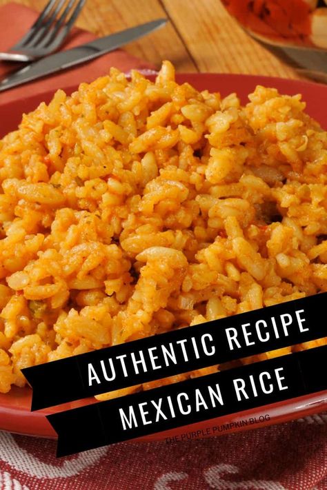 Mexican Rice With Sazon Goya, Easy Cheesy Mexican Rice, Make Ahead Mexican Rice, Restaurant Mexican Rice, Sazon Rice, Authentic Mexican Rice Recipe, Shark Party Foods, Cheesy Mexican Rice, Homemade Mexican Rice