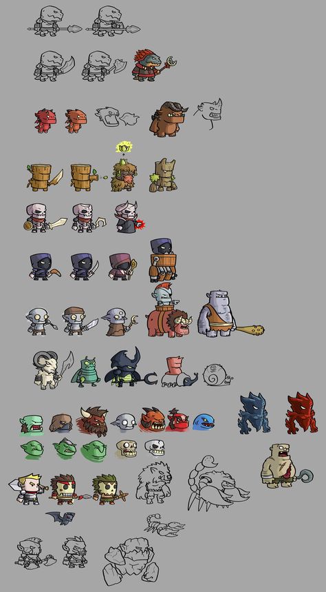 2d Sprites Character Design, 2d Platformer Character Design, Executioner Drawing, D&d Enemies, Platformer Character, 2d Game Character Design, Pixel Art Platformer, Game Art Style, Enemy Design