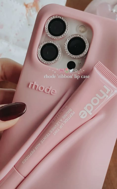 Phone Cases Rhode, Pink Rhode Case, Rhode Phone Case Pink, Rhode Iphone Case, Rhode Phone Cases, Pink Products Aesthetic, Rhode Phone Case Aesthetic, Iphone Pink Case, Rhode Phone Case