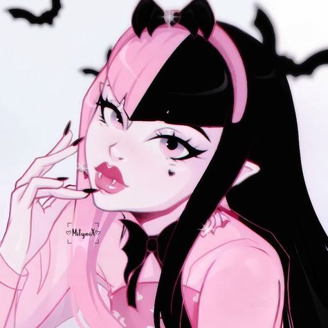 Draculaura Anime Icon, Draculaura Pfp Icon, Draculora Pfp, Monster High Art Draculaura, Draculaura And Clawd Wolf Matching Pfp, Monster High Draculaura Icon, Draculaura Drawing, Vamp Pfp, Monster High Matching Pfp