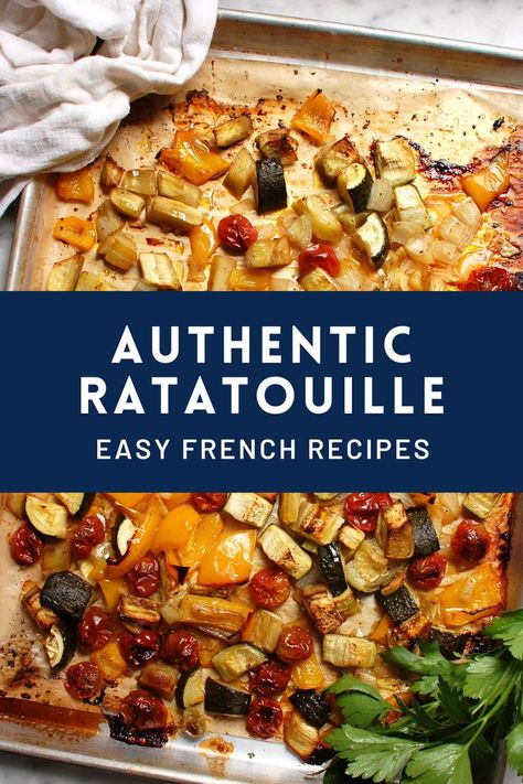 Rattitoue Recipe, Eggplant Sheet Pan Recipe, Ratituoi Recipe, Best Ratatouille Recipe, Roasted Ratatouille Recipe, Easy Ratatouille Recipe, Roasted Ratatouille, Quick Ratatouille Recipe, Authentic Ratatouille Recipe