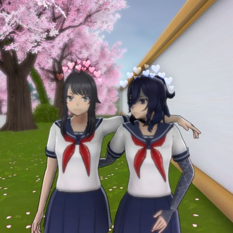 So basically ayano and oka ruto. Credits: ♡ 𝒜𝓎𝒶𝓃𝑜-𝒟𝑒𝓋 ♡#1433 (IN DISCORD) Oka Ruto, Yendere Simulator, Ayano Aishi, Yandere Simulator, Cat Nap, Sims 3, Owl House, Disney Princess, Disney Characters