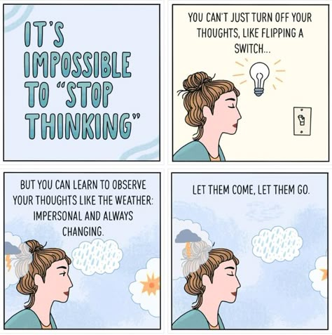 Anxiously Attached, Let Them Go, Emotional Awareness, Just Wait, Mind Over Matter, Stop Thinking, Mental And Emotional Health, Self Care Activities, Come And Go