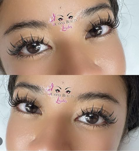 Wispy Manga Eyelash Extensions, Fairy Lashes Extensions, Fairy Eyelash Extensions, Wispy Manga Lashes, Fairy Eyelashes, Smooth Base Makeup, Lash Placement, Lash Extension Ideas, Eyelashes Ideas