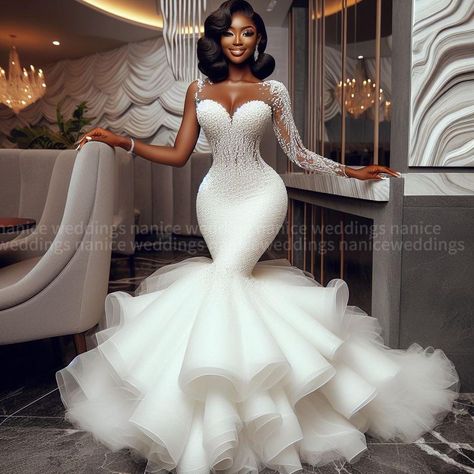 Nanice Weddings | Wedding dresses in Accra | 💙DETAILS 🥰 💙Orders take 2-4 months to get tailored (0243622172) . . . @weddingdresslookbook @weddingsonpoint @bridaldiaryy… | Instagram Ballgown Wedding Dress Black Woman, Hot Wedding Dress African, Wedding Dresses Black Women Ball Gown, Africab Wedding Dress, White Wedding Dresses Black Women Ball Gown, Lobola Celebration, 2024 Wedding Dresses, Wedding Dresses 2024, Wedding Dresses Mermaid Sweetheart