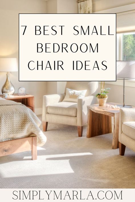 Sofa In Small Bedroom, Bedrooms With Chairs Ideas, Main Bedroom Sitting Area Ideas, Bedroom Seating Areas Master, Bedroom Chair And Table Ideas, Bedroom Window Chair Ideas, Chairs In Master Room, Small Table With Chairs In Bedroom, Two Chairs At End Of Bed