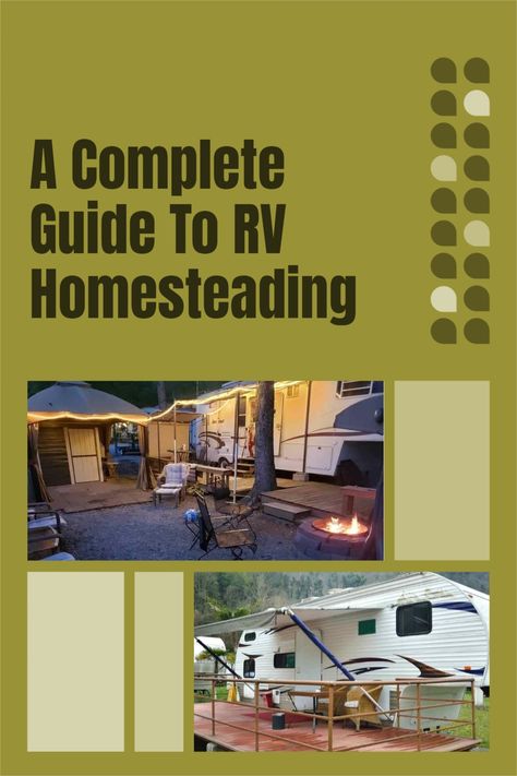 Rv Living On Your Own Land, Rv Homesteading, Rv Homestead, Camper Homestead, Investing In Land, Homesteading Ideas, World Of Possibilities, Big Farm, Rv Living Full Time