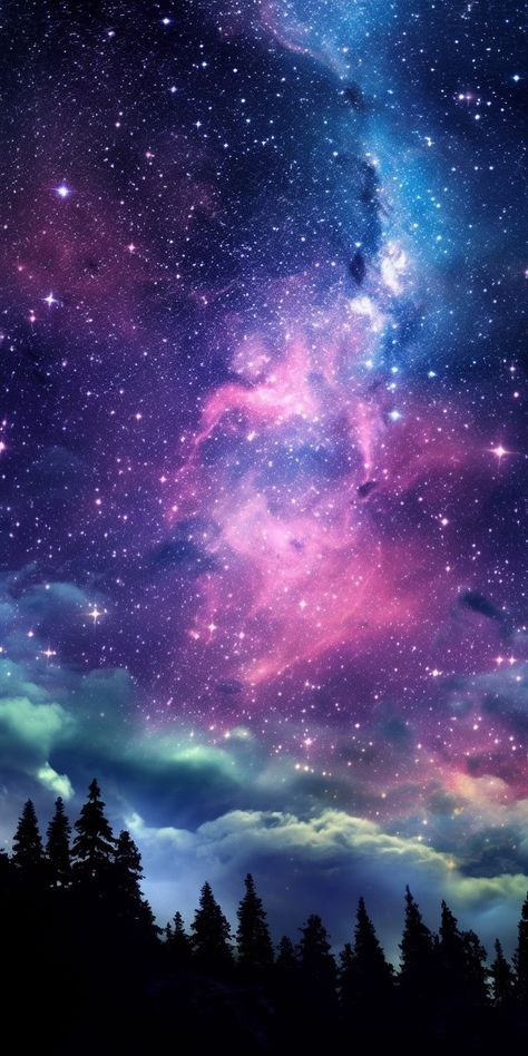 Galaxy Asthetic Picture, Space Images Galaxies, Galaxy Background Aesthetic, Beautiful Stars In The Sky, Space Fairy, Mystic Wallpaper, Beautiful Stars, Galaxy Photos, Aesthetic Galaxy