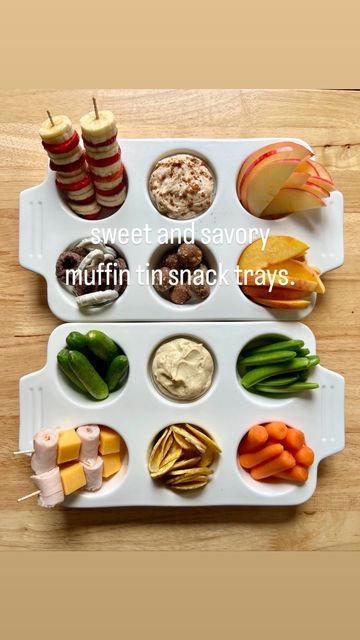 Muffin Tray Snacks, Muffin Tin Snack Tray, Kids Snack Plate, Charcuterie Boards For Kids, Winny Hayes, Types Of Snacks, Snack Trays, Food Boards, Instagram Recipes