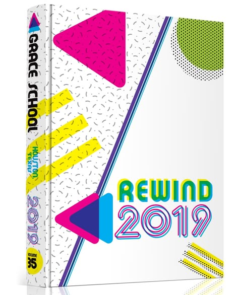 Colorful Yearbook Themes, 80s Yearbook Theme, Retro Yearbook Theme, Year Book Design, 80s Yearbook, Yearbook Covers Themes, Yearbook Design Layout, Teaching Yearbook, Yearbook Covers Design