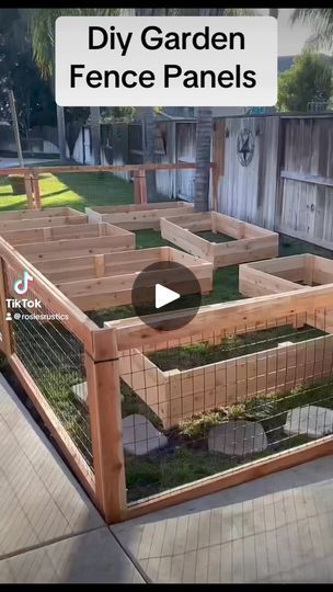 1.5K views · 13 reactions | Made these fence panels for my garden using some Lowes materials. They were easy to make and inlove that i can remove them if necessary. #lowespartner #loweshomeimprovement #lowes #wood #woodworking #tools #diyproject #diy #doityourself #homedecor #home #homeandgarden #gardening #garden #gardening101 #gardenproject #gardentok #gardeninghacks #fypage #foryou #backyard #backyardvibes #fence #build #yard #yardwork | Rosie's Rustics | Flo Rida · My House Garden Fence Doors Gate Ideas, Diy Garden Fence Cheap Simple, Garden Fence Ideas, Diy Garden Fence, Dig Gardens, Garden Fence Panels, Gardening 101, Fence Gate, Flo Rida