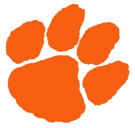 Clemson Paw Svg, Clemson Paw, Clemson Tiger Paw, Clemson Football, Tiger Paw, Tiger Football, Tiger Logo, Clemson Tigers, Football Svg