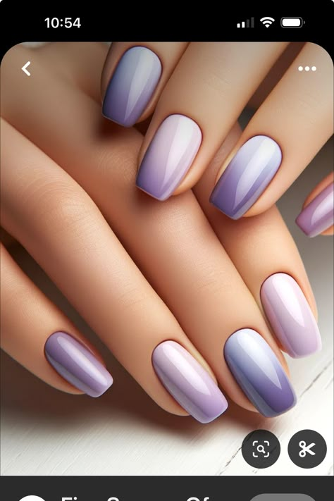 Purple Wedding Nails, Ongles Gel Violet, Ombre Nail Colors, Purple Manicure, White Chrome Nails, Chic Nail Designs, Special Nails, Square Nail Designs, Fancy Nails Designs