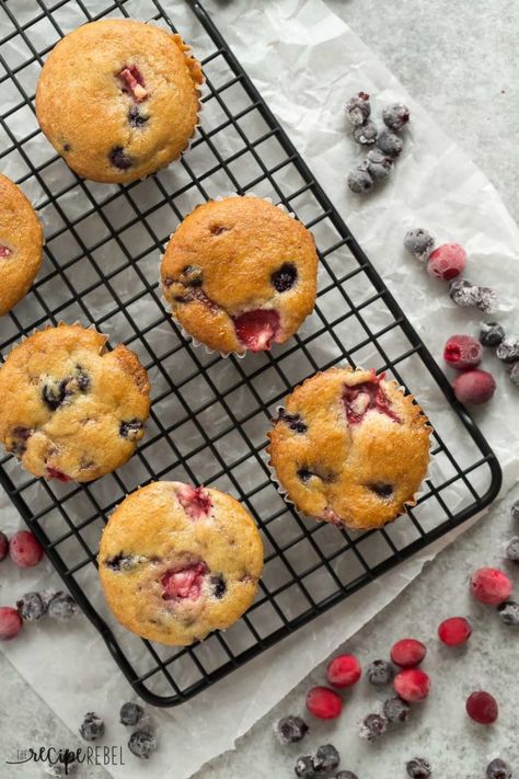 These Fruit Explosion Muffins are packed with berries and have a strawberry surprise in the center! They are just as good as your bakery favorite but made completely from scratch. Fruit Explosion Muffins, Fruit Explosion, Fruit Muffins, The Recipe Critic, Recipe Critic, Baking Items, Muffin Bread, Blueberry Muffins, Healthy Muffins