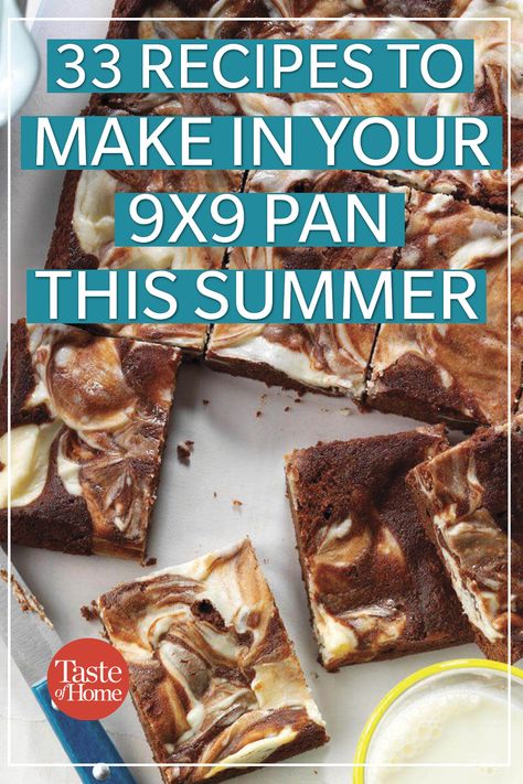 Deserts In 8x8 Pan, 9 X 9 Dessert Recipes, 9x9 Pan Desserts, 8 X 8 Pan Desserts, 9x9 Cake Pan Recipes, Square Pan Desserts, 8x8 Recipes, 8 X 8 Desserts, 9 X 9 Cake Recipes