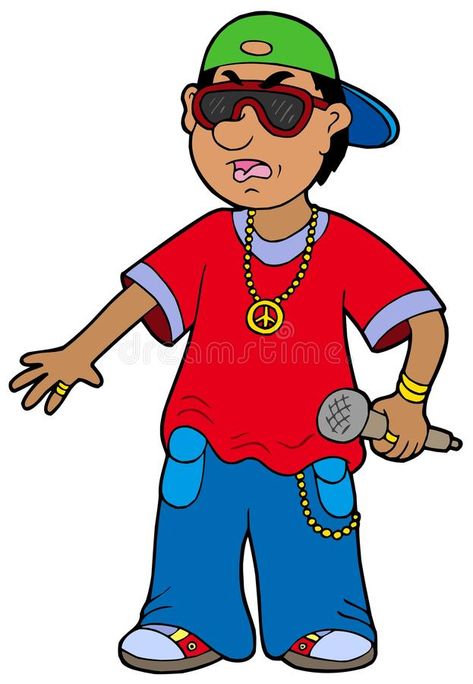 Cartoon rapper. On white background - vector illustration #Sponsored , #ad, #Sponsored, #rapper, #illustration, #vector, #Cartoon Beverly Hills Cop, Performance Stage, Rapper Art, Logo Line, Art Icon, Drawing Artwork, Free Illustrations, Smile Face, Girl Cartoon