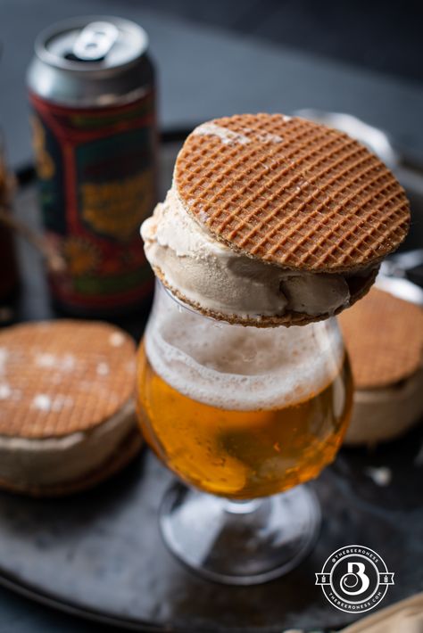 Beer Caramel, Beer Food Pairings, Kitchenaid Ice Cream Maker, Wine Ice Cream, Beer Ice Cream, Cream Photography, Belgian Ale, Ice Cream Photography, Food Fest