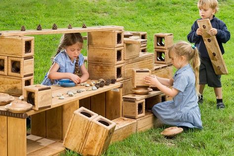 Daycare Playground, Community Playthings, Outdoor Play Structures, Steiner School, Outdoor Play Areas, Diy Playground, Wooden Playset, School Playground, Montessori Classroom