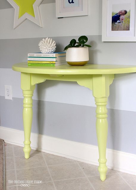 Wall Tables, Half Table, Diy Console, Diy Console Table, Karen Smith, Unique Furniture Pieces, Modern Interior Decor, Master Decor, Rental Decorating