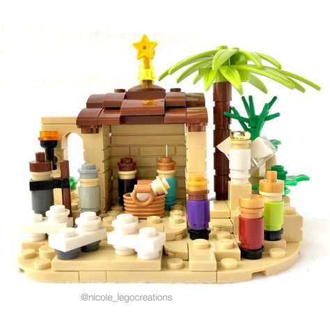 Nicole | Lego Microscale Nativity Scene Another holiday related microscale moc I made while playing Lego with my kids. . lego #legomoc… | Instagram Lego Manger Scene, Lego Nativity Scene, Lego Nativity, Lego Gingerbread House, Christmas Lego, Lego Christmas Village, Lego Microscale, Easy Lego Creations, Lego Advent Calendar