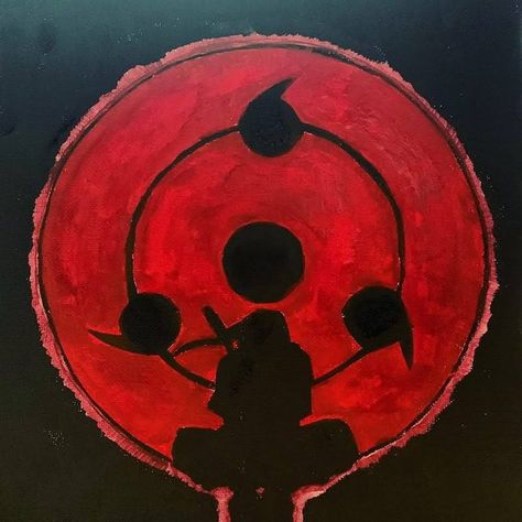 Itachi Uchiha Acrylic Painting, Naruto Inspired Painting, Painting Anime Easy, Naruto Easy Painting, Naruto Painting Ideas On Canvas Easy, Naruto Canvas Painting Easy, Naruto Painting Easy, Easy Anime Painting Ideas, Naruto Painting Ideas