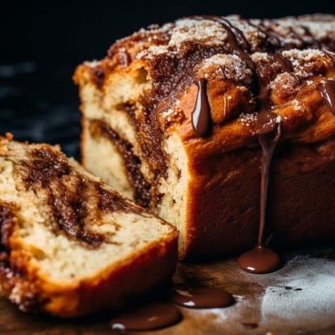 Banana Bread With Cinnamon Swirl Banana Bread With Cinnamon, Cinnamon Swirl Banana Bread, Cinnamon Banana Bread, Cinnamon Bread Recipe, Banana Butter, Fast Dinner, Fast Dinner Recipes, Make Banana Bread, Best Banana Bread