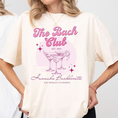 The Bach Club Shirts Gift Personalized Bachelorette Party Girls Trip Bride Tribe Squad Matching Shirt Team Bride Bridal Retro Vintage Tee Bachelorette Trip Shirt Ideas, Bachelorette Party T Shirts Ideas, Vintage Bachelorette Party, Vintage Bachelorette, Bachelorette Party Tees, Personalized Bachelorette, Snoopy Shirt, Bachelorette Shirt, Bachelorette Trip