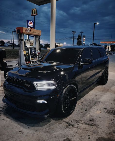 Durango Truck, Durango Hellcat, Blacked Out Cars, Jeep Srt8, Jeep Grand Cherokee Srt, Dream Car Garage, Dream Cars Mercedes, New Luxury Cars, Dodge Vehicles