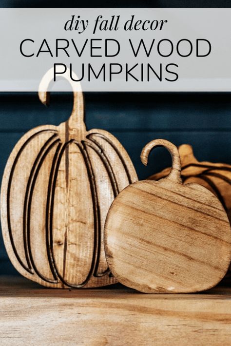 How to make adorable carved wooden pumpkins to add to your fall decor. Easy Inventables X-Carve project idea. #xcarve #Pumpkins #diyfalldecor Wooden Baby Teether, X Carve, Cnc Machine Projects, Pumpkin Uses, Router Projects, Wood Pumpkins, Wooden Pumpkins, Cnc Projects, Wooden Christmas Trees